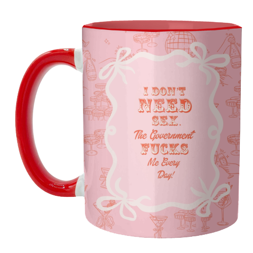 GETTING F****D! - unique mug by Wallace Elizabeth