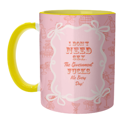 GETTING F****D! - unique mug by Wallace Elizabeth