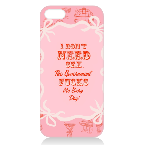 GETTING F****D! - unique phone case by Wallace Elizabeth