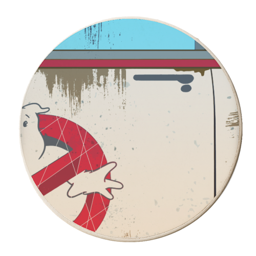 Ghostbusters Ecto-1 Afterlife - personalised beer coaster by Danny Welch