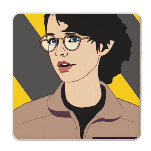 Ghostbusters Phoebe - personalised beer coaster by Danny Welch