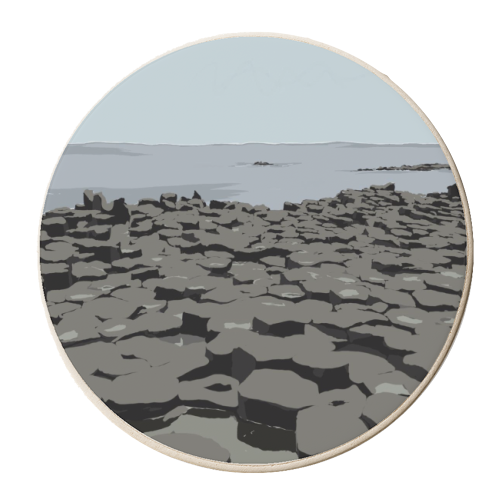 Giants Causeway - personalised beer coaster by Blythe Hawkins