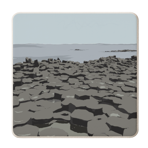 Giants Causeway - personalised beer coaster by Blythe Hawkins