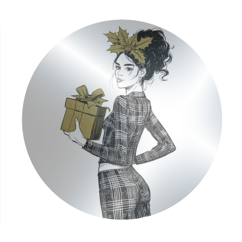 Gift for you - Circle Sticker by DejaReve