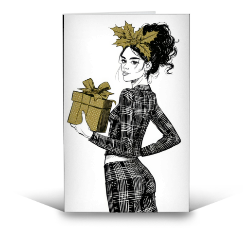 Gift for you - funny greeting card by DejaReve