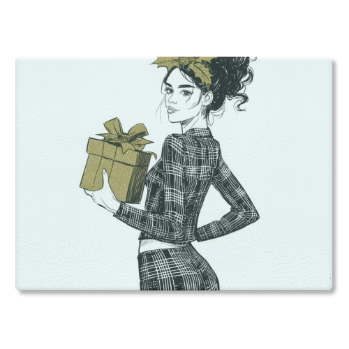 Gift for you - glass chopping board by DejaReve