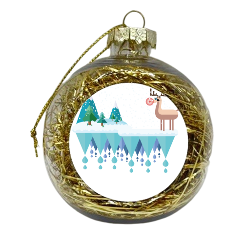 Gigi the deer - xmas bauble by Alessandro Aru