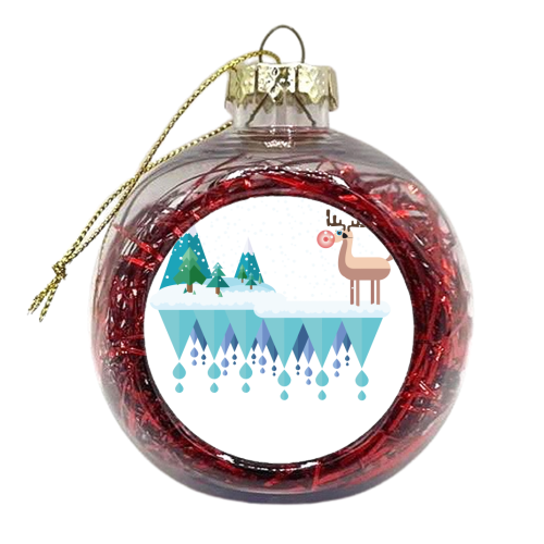 Gigi the deer - xmas bauble by Alessandro Aru