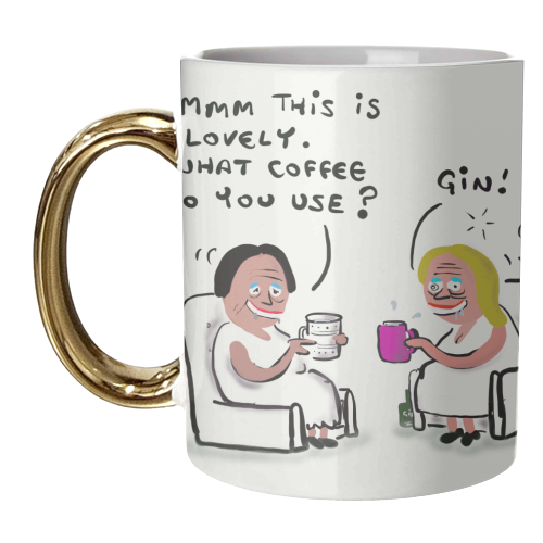 Gin Coffee - unique mug by David Black