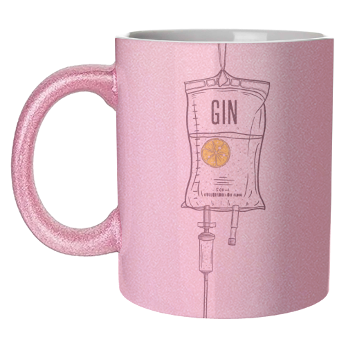 Gin Drip - unique mug by Adam Regester
