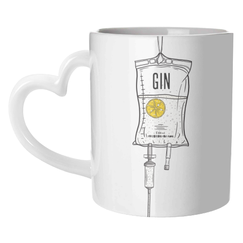 Gin Drip - unique mug by Adam Regester