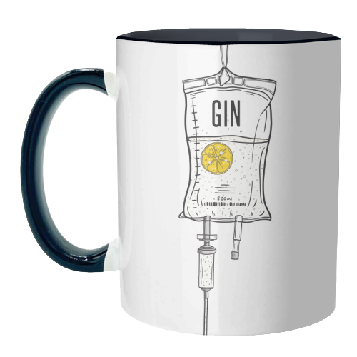 Gin Drip - unique mug by Adam Regester