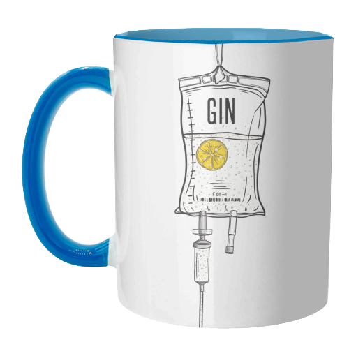 Gin Drip - unique mug by Adam Regester