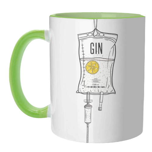Gin Drip - unique mug by Adam Regester