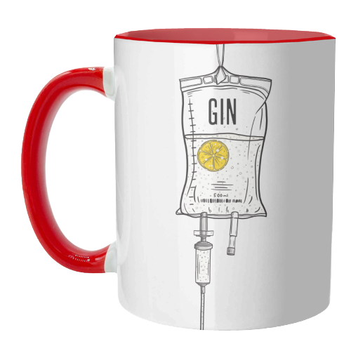 Gin Drip - unique mug by Adam Regester