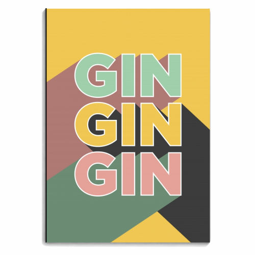 Gin Gin Gin - personalised A4, A5, A6 notebook by Pop’s Prints
