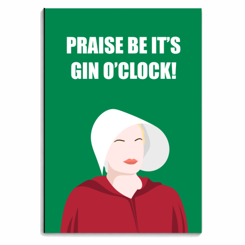 Gin O'Clock - personalised A4, A5, A6 notebook by Adam Regester