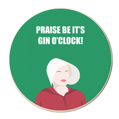 Gin O'Clock - personalised beer coaster by Adam Regester