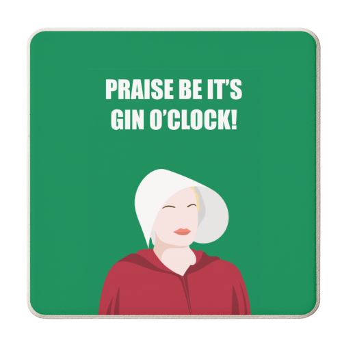 Gin O'Clock - personalised beer coaster by Adam Regester