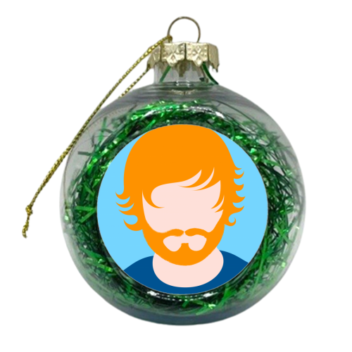 Ginger Ed - xmas bauble by Adam Regester