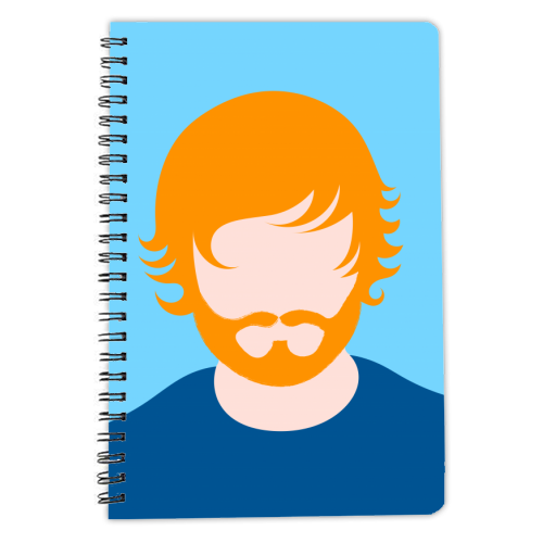 Ginger Ed - personalised A4, A5, A6 notebook by Adam Regester