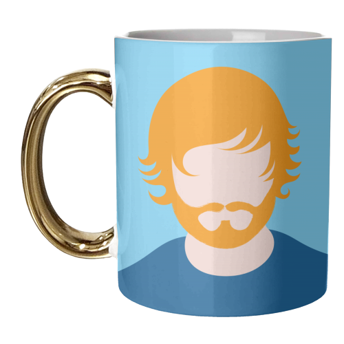 Ginger Ed - unique mug by Adam Regester