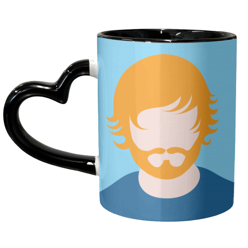 Ginger Ed - unique mug by Adam Regester