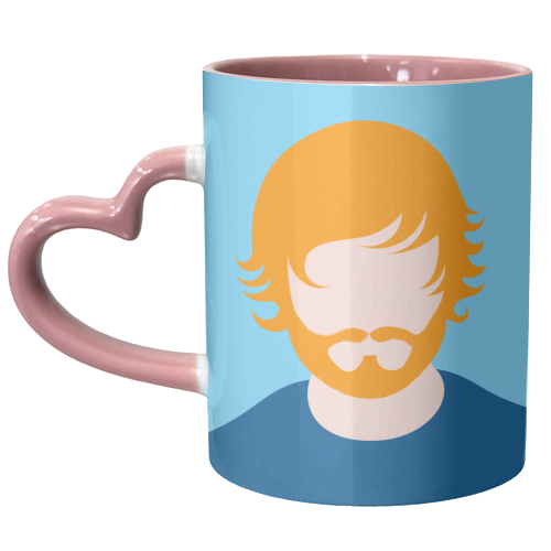 Ginger Ed - unique mug by Adam Regester