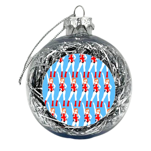Ginger spice  - xmas bauble by ainsley wilson
