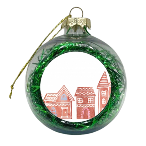 Gingerbread - xmas bauble by elena o'neill