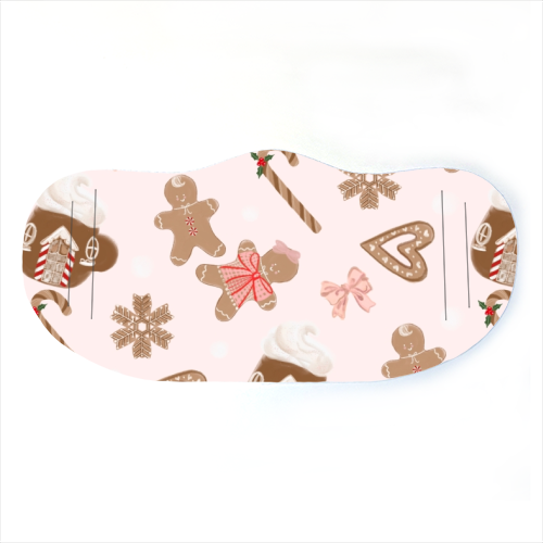 Gingerbread Cookies - face cover mask by Yaz Raja