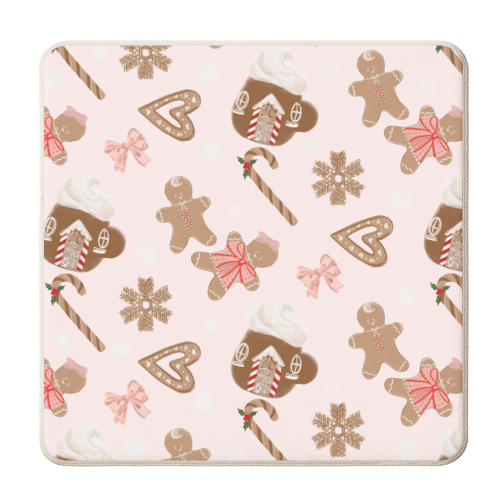 Gingerbread Cookies - personalised beer coaster by Yaz Raja