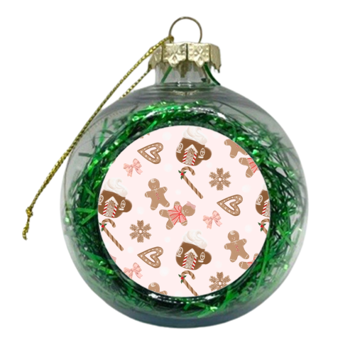 Gingerbread Cookies - xmas bauble by Yaz Raja