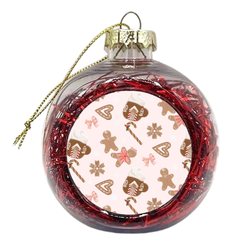 Gingerbread Cookies - xmas bauble by Yaz Raja