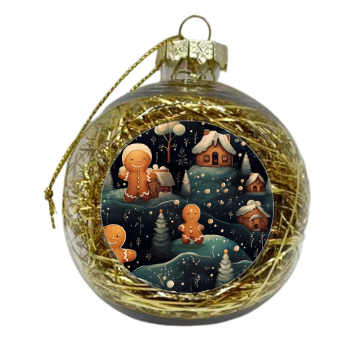 Gingerbread village - xmas bauble by haris kavalla