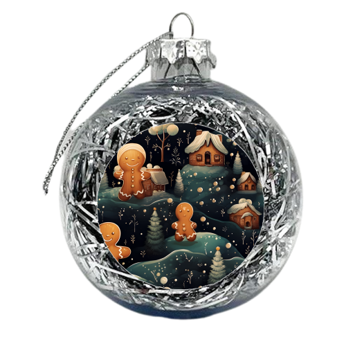 Gingerbread village - xmas bauble by haris kavalla