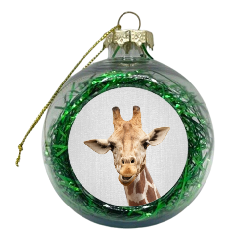 Giraffe - xmas bauble by Gal Design