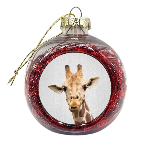 Giraffe - xmas bauble by Gal Design