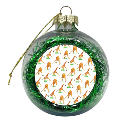 Giraffe - xmas bauble by Lubka
