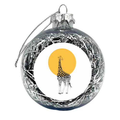 Giraffe - xmas bauble by Sarah May Strand