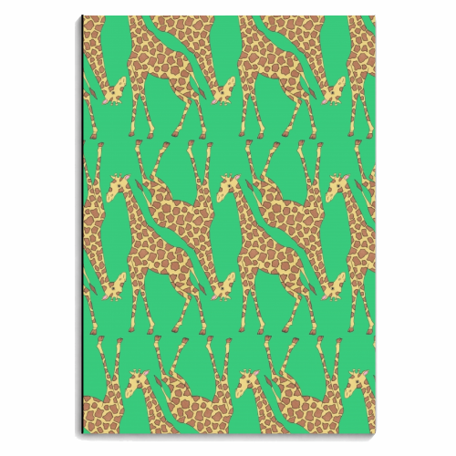Giraffe - personalised A4, A5, A6 notebook by Yazmin Brooks
