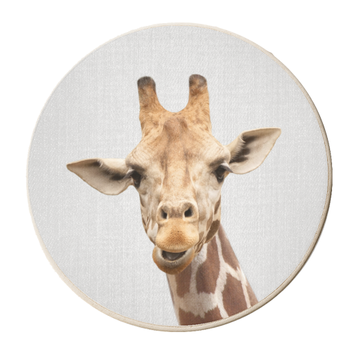 Giraffe - personalised beer coaster by Gal Design