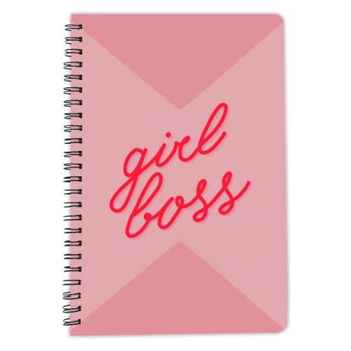 GIRL BOSS - personalised A4, A5, A6 notebook by Hollie Mills