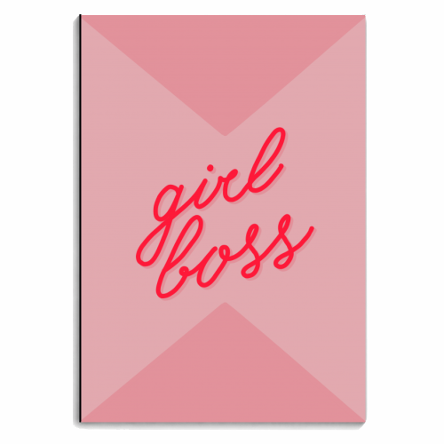 GIRL BOSS - personalised A4, A5, A6 notebook by Hollie Mills
