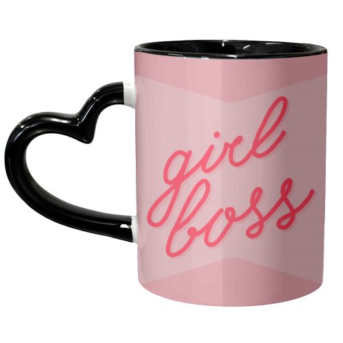 GIRL BOSS - unique mug by Hollie Mills