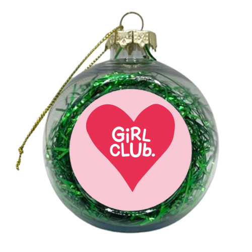 GIRL CLUB - xmas bauble by The Boy and the Bear