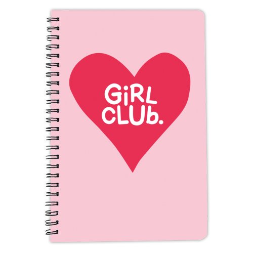 GIRL CLUB - personalised A4, A5, A6 notebook by The Boy and the Bear