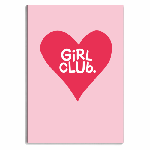 GIRL CLUB - personalised A4, A5, A6 notebook by The Boy and the Bear