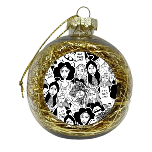 Girl Code - xmas bauble by Jaqueline Fryers