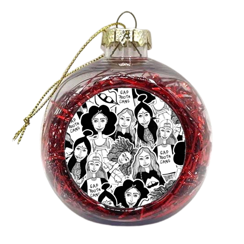 Girl Code - xmas bauble by Jaqueline Fryers